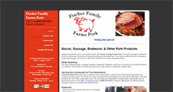 Desktop Screenshot of fischerfamilyfarmspork.com